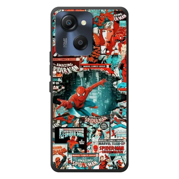 Чехол с рисунком «Комиксы Человек Паук» для Blackview Oscal Modern 8 Чехол с рисунком «Комиксы Человек Паук» для Blackview Oscal Modern 8