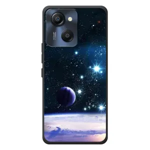 Чехол (ТПУ) с планетами на Blackview Oscal Modern 8 (Космический вид)