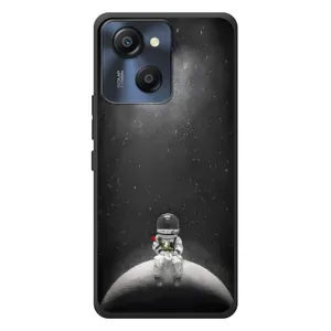 Силиконовый Чехол с принтом "Космонавты" на Blackview Oscal Modern 8 (Космонавт романтик)