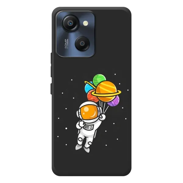 Чехол с рисунком «Космонавт с шариками» для Blackview Oscal Modern 8 Чехол с рисунком «Космонавт с шариками» для Blackview Oscal Modern 8