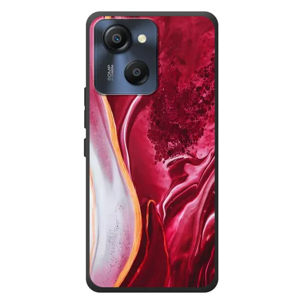 Чехол с рисунком «Красный мрамор» для Blackview Oscal Modern 8 Чехол с рисунком «Красный мрамор» для Blackview Oscal Modern 8