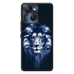 Чохол з картинкою на Blackview Oscal Modern 8 (Лев – синій)
