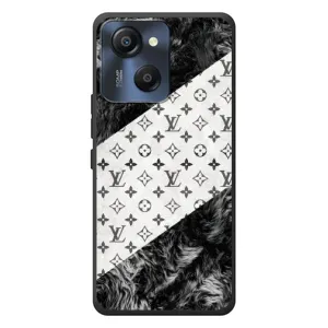 Чохол Стиль Louis Vuitton на Blackview Oscal Modern 8 (LV на білому)