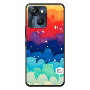 Силіконовий чохол з котиком для Blackview Oscal Modern 8 (Mew)