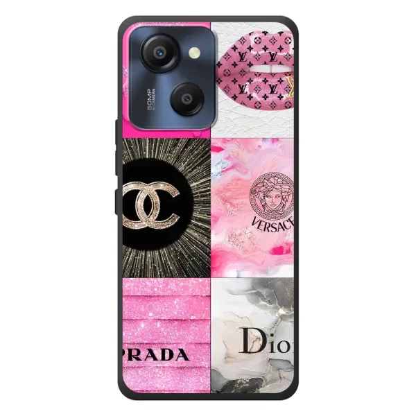 Чехол с рисунком «Модница» для Blackview Oscal Modern 8