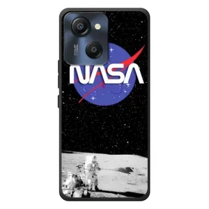 Силиконовый бампер с принтом "Наса" на Blackview Oscal Modern 8 (Nasa на луне)