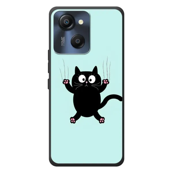 Чехол с рисунком «Падающий кот» для Blackview Oscal Modern 8