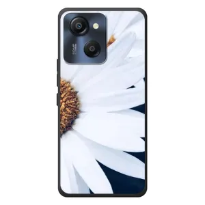 Чохол з ромашками на Blackview Oscal Modern 8 (Пів ромашки)