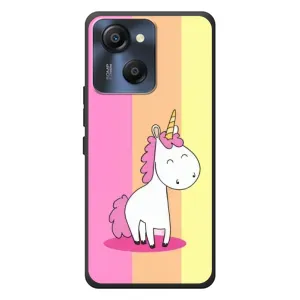 Чехол Unicorn на Blackview Oscal Modern 8 (Радужный Единорог)