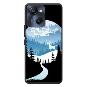 Силіконовий бампер на різдво для Blackview Oscal Modern 8 (Різдвяний Олень)