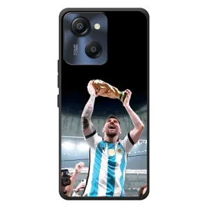 Чехлы Лео Месси Аргентина для Blackview Oscal Modern 8 (Счастливый Месси)