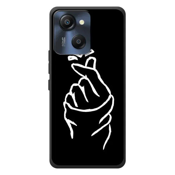 Чехол с рисунком «Сердце на черном» для Blackview Oscal Modern 8 Чехол с рисунком «Сердце на черном» для Blackview Oscal Modern 8