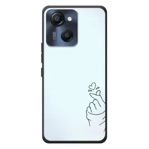 Чохол (Знак сердечка) для Blackview Oscal Modern 8 (Сердечко на блакитному)