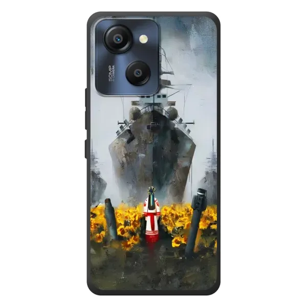 Чехол с рисунком «Смелость» для Blackview Oscal Modern 8 Чехол с рисунком «Смелость» для Blackview Oscal Modern 8