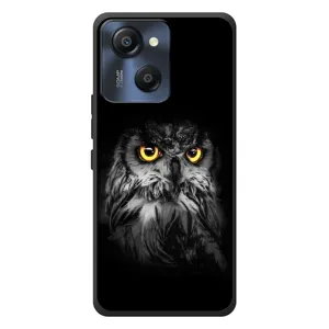 Чохли з принтом СОВИ для Blackview Oscal Modern 8 (Сова на чорному)
