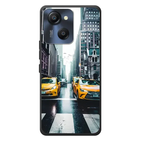 Чехол с рисунком «Такси» для Blackview Oscal Modern 8