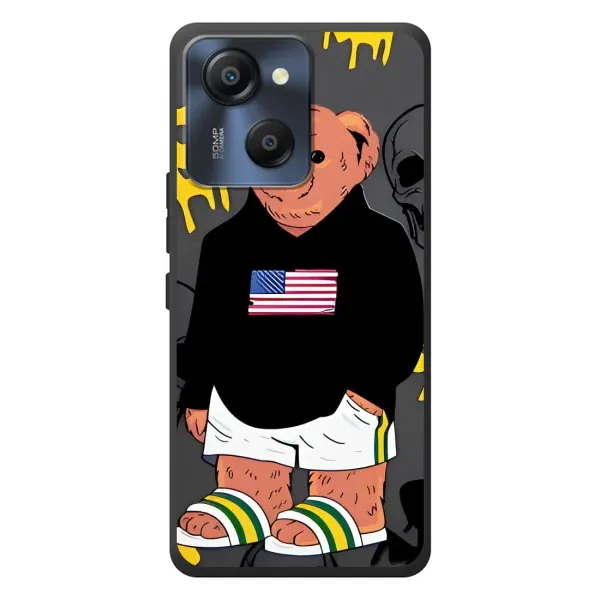 Чехол с рисунком «Teddy USA» для Blackview Oscal Modern 8