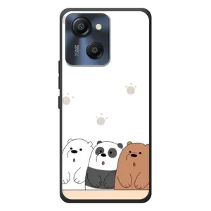 Чохли з зображенням різних тварин на Blackview Oscal Modern 8 (Здивовані ведмедики)