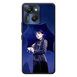 Чохол з картинкою Венсдей на Blackview Oscal Modern 8 (Венсдей з парасолькою)