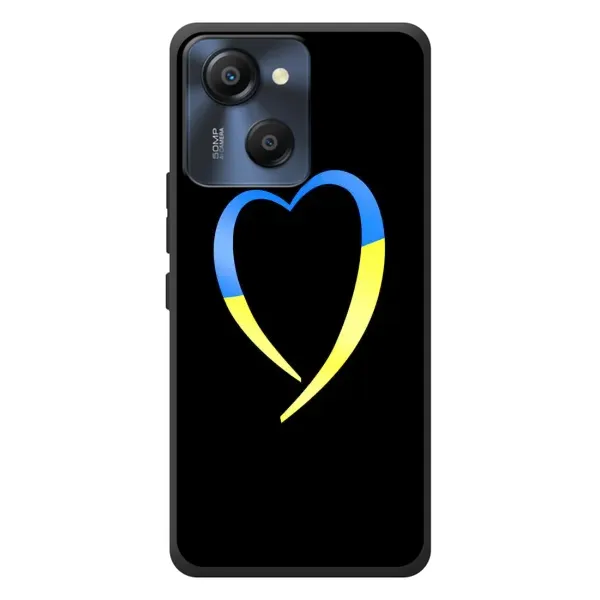 Чехол с рисунком «Украинское сердце» для Blackview Oscal Modern 8 Чехол с рисунком «Украинское сердце» для Blackview Oscal Modern 8