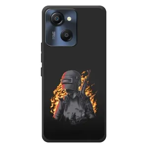 Чохол з картинкою "Герой Pubg" на Blackview Oscal Modern 8 (В полум'ї)