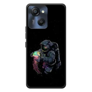 Силиконовый Чехол с принтом "Космонавты" на Blackview Oscal Modern 8 (В руках земля)