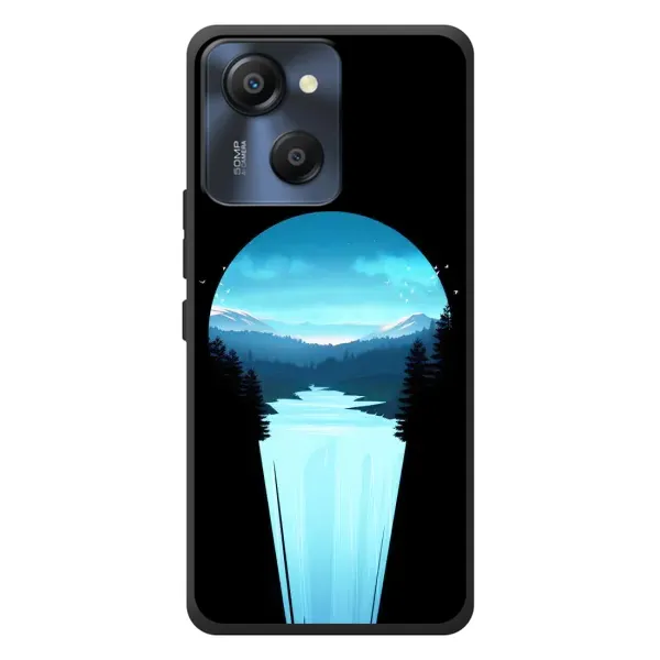 Чехол с рисунком «Синий Водопад» для Blackview Oscal Modern 8 Чехол с рисунком «Синий Водопад» для Blackview Oscal Modern 8