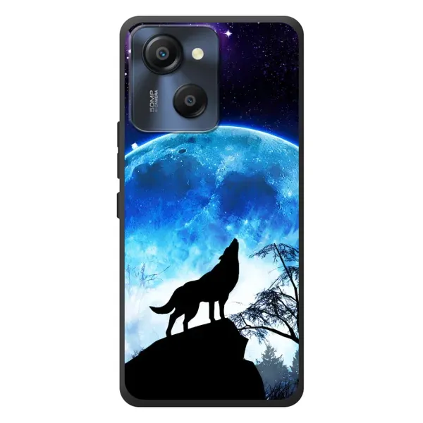 Чехол с рисунком «Воет на луну» для Blackview Oscal Modern 8 Чехол с рисунком «Воет на луну» для Blackview Oscal Modern 8