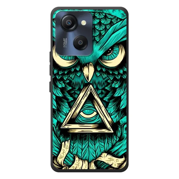 Чехол с рисунком «Зеленая сова» для Blackview Oscal Modern 8 Чехол с рисунком «Зеленая сова» для Blackview Oscal Modern 8