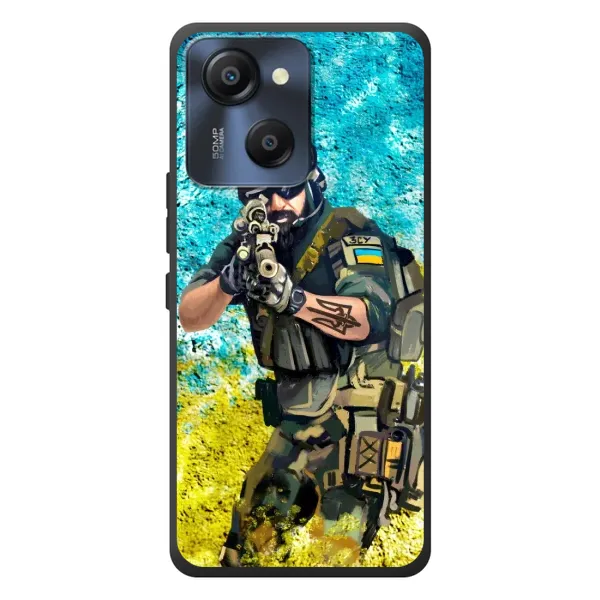 Чехол с рисунком «ЗСУ Воин» для Blackview Oscal Modern 8 Чехол с рисунком «ЗСУ Воин» для Blackview Oscal Modern 8