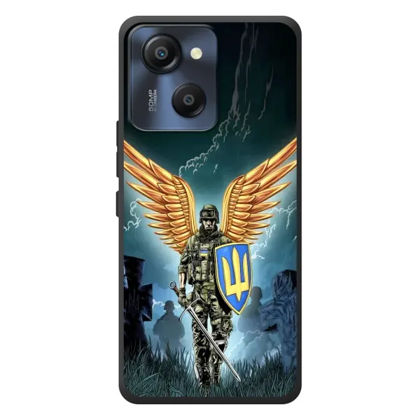 Чехол с рисунком «ЗСУ з крильями» для Blackview Oscal Modern 8