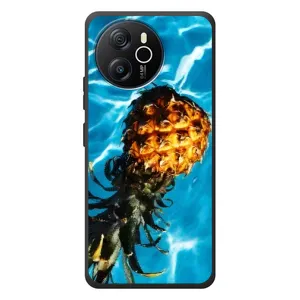 Чехол с изображением вкусной еды для Blackview Oscal Tiger 12 (Ананас)