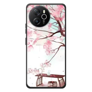 Чехол с принтом САКУРЫ на Blackview Oscal Tiger 12 (Чайная церемония)