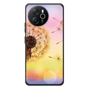 Силиконовый Чехол с одуванчиками на Blackview Oscal Tiger 12 (Цветок-одуванчик)