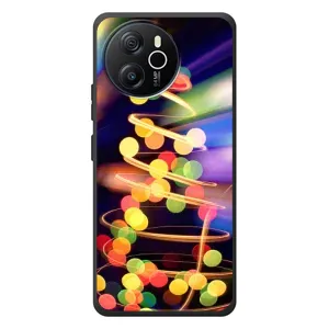 Чохол новорічна ялинка на Blackview Oscal Tiger 12 (Гірлянди)