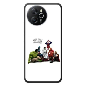 Чехлы для Blackview Oscal Tiger 12 (Для Христиан) (Иисус супергерой)