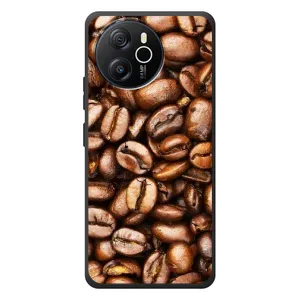 Чехол с изображением вкусной еды для Blackview Oscal Tiger 12 (Кофе)