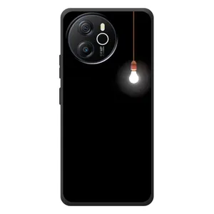 Чехол с картинками на черном фоне для Blackview Oscal Tiger 12 (Лампочка)