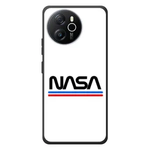 Силіконовый бампер з принтом "Наса" на Blackview Oscal Tiger 12 (NASA на білому тлі)