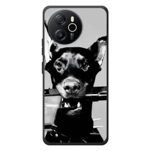 Чохол ДОБЕРМАН для Blackview Oscal Tiger 12 (Небезпечний доберман)