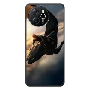 Чехол дракон Беззубик для Blackview Oscal Tiger 12 (Полет Беззубика)