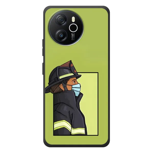 Чехол с рисунком «Пожарник» для Blackview Oscal Tiger 12 Чехол с рисунком «Пожарник» для Blackview Oscal Tiger 12