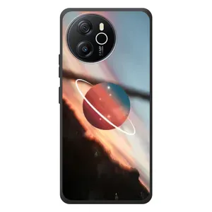 Чохол (ТПУ) з планетами на Blackview Oscal Tiger 12 (Сатурн)
