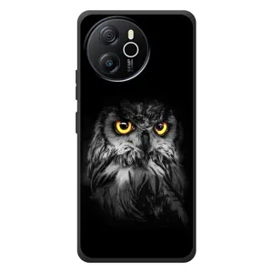 Чохли з принтом СОВИ для Blackview Oscal Tiger 12 (Сова на чорному)