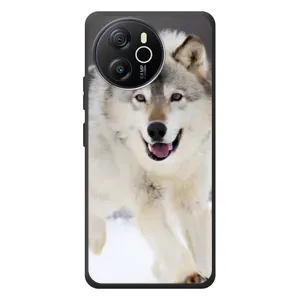 Чохол з Вовком на Blackview Oscal Tiger 12 (Вовк біжить по снігу)