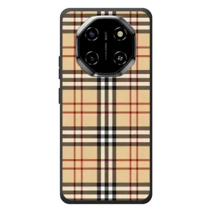 Чехол с Брендами одежды на Блэквью Шарк 6 (Burberry стиль)