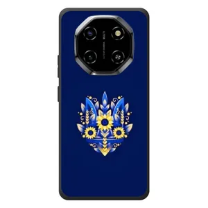 Чохол Укр Символіка для Blackview Shark 6 (Квітучий Герб)