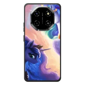 Чехол Unicorn на Blackview Shark 6 (Единорожки на тучках)