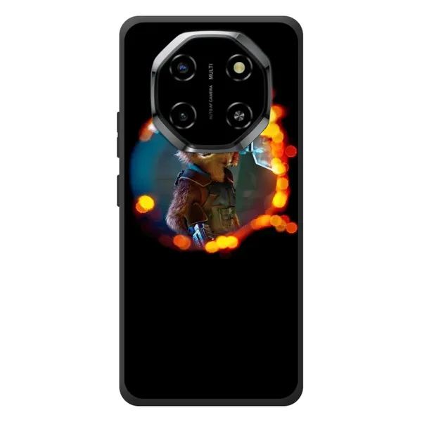 Чехол с рисунком «Енот Ракета» для Blackview Shark 6