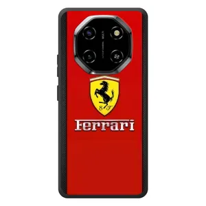 Силіконовий бампер з картинкою машини на Blackview Shark 6 (Ferrari Logo)